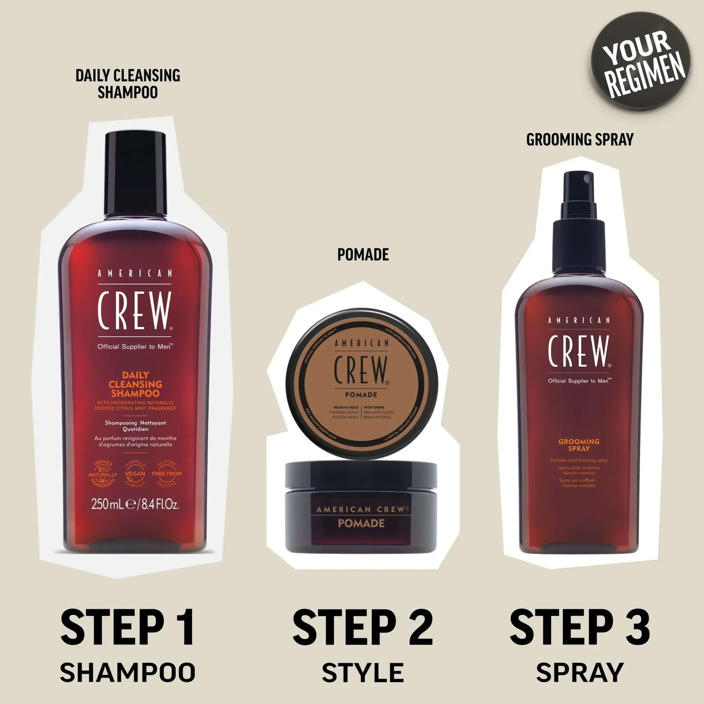 American Crew Firm Hold Styling Gel 250 ml