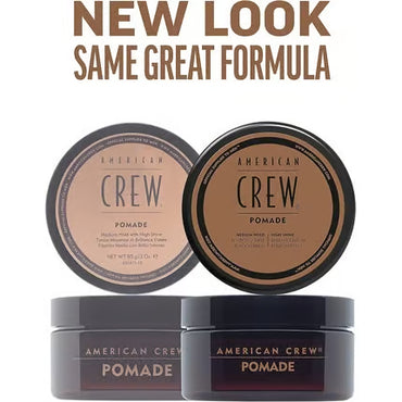 American Crew Pomade with Medium Hold and High Shine 85g