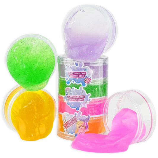 Unicorn Putty Glitter 4 in 1