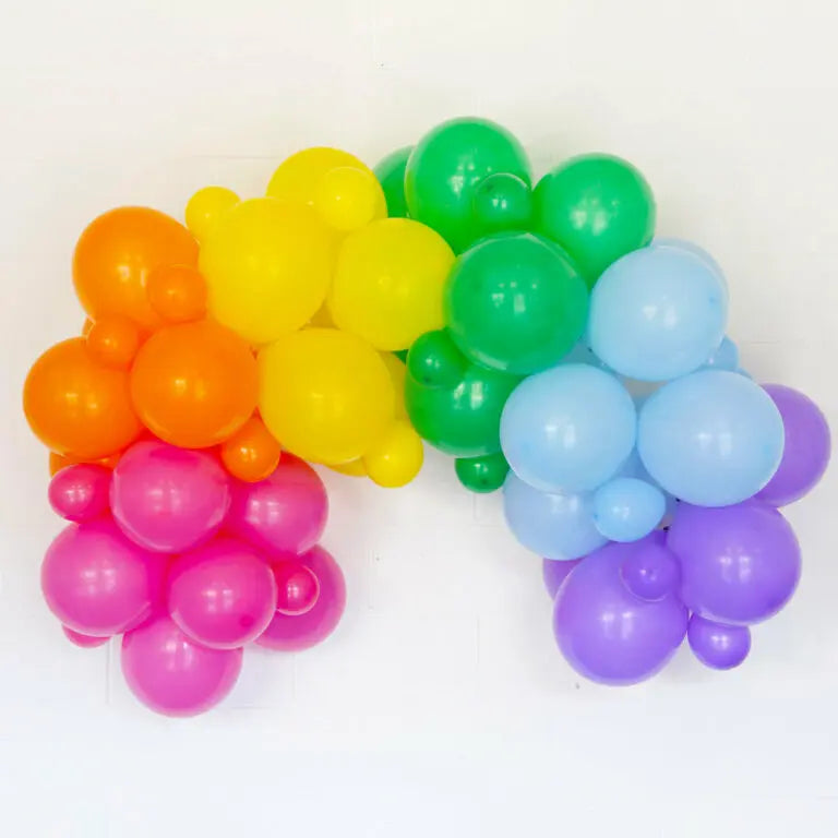 ballongbåge regnbåge kit