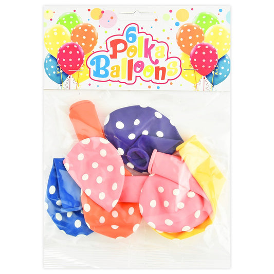 BALLOONS POLKA DOTS är ett enkelt och prisvärt sätt att göra alla fester extra roliga och charmiga. Med färgglada, prickiga ballonger blir varje firande en succé. Köp ditt set idag och gör nästa fest extra minnesvärd!
