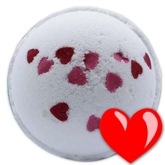 Badbomb Happy Bath Hjärta med Blomdoft dia 7.5 cm 180 g