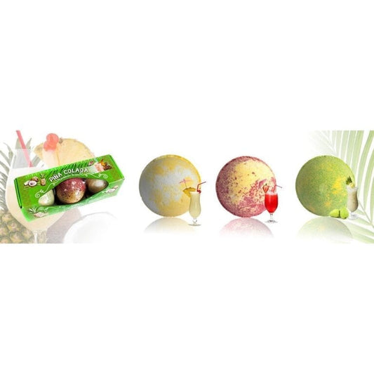 Ancient Wisdom Bath Bomb Piña Colada 3-pack