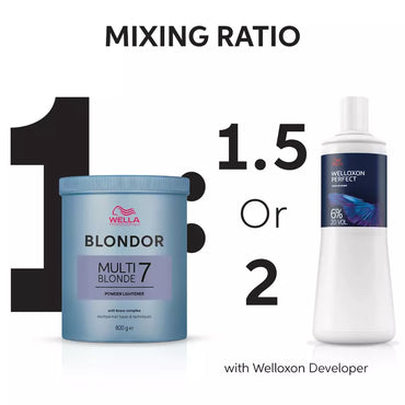 Wella Professionals Blondor Multi Blonde 7 Powder Bleaching Powder 800g
