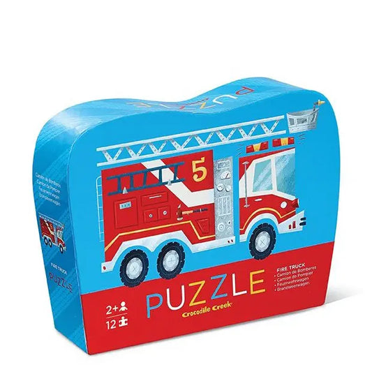 Crocodile Creek Pussel Brandbil 12 bitar