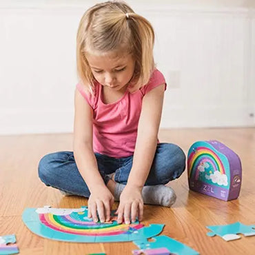 Crocodile Creek Puzzle Rainbow 12 pieces
