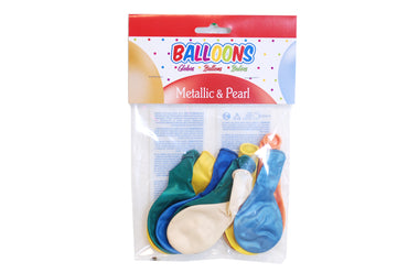 Metallicballong 10-pack