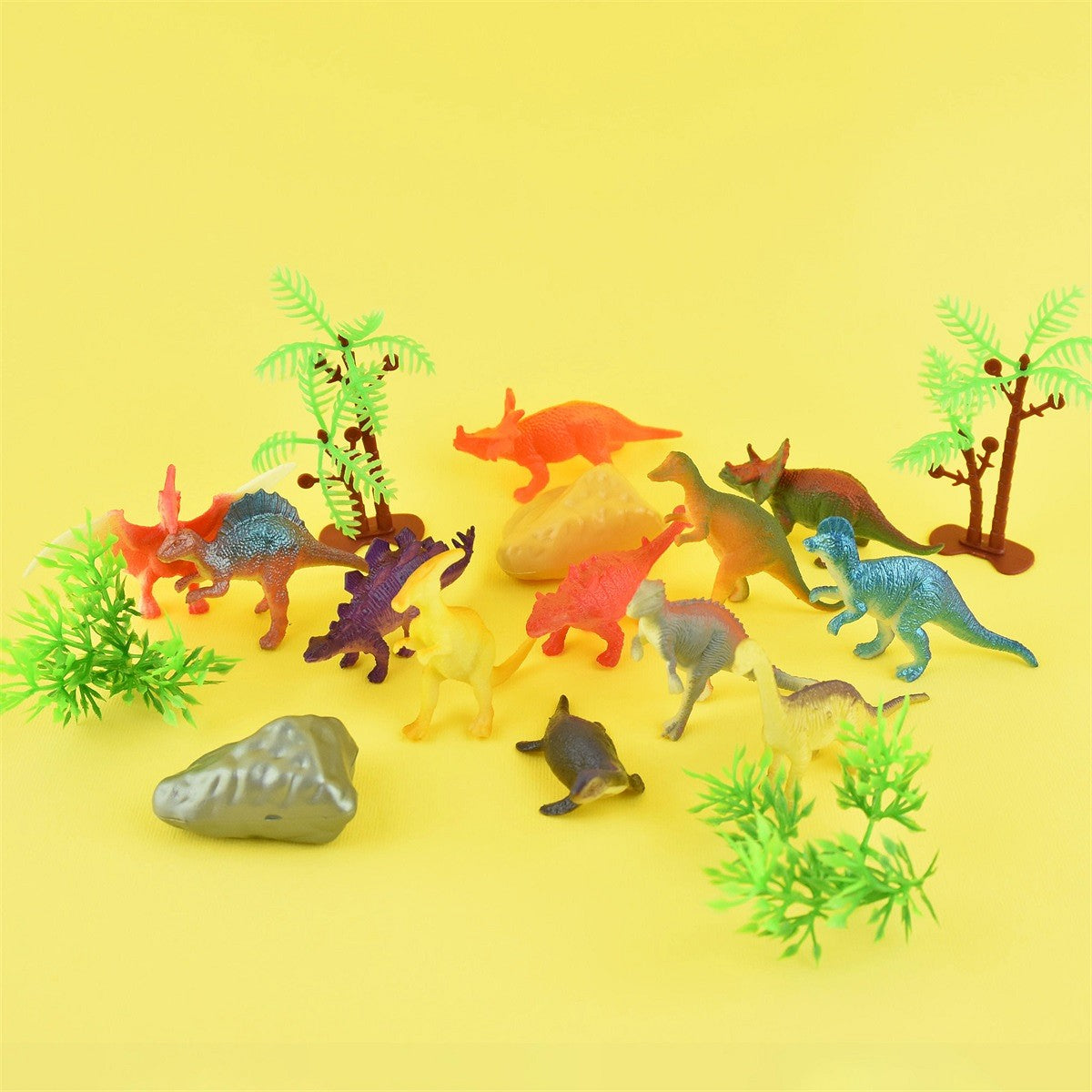 Dinosaur set 18pcs 20cm