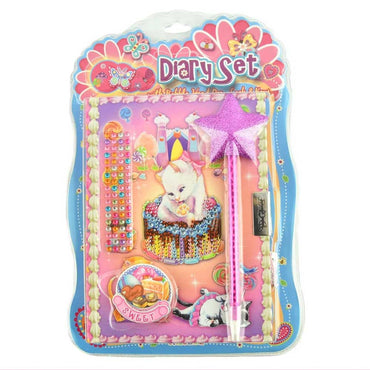 Hot Focus Dagbok-set Katt