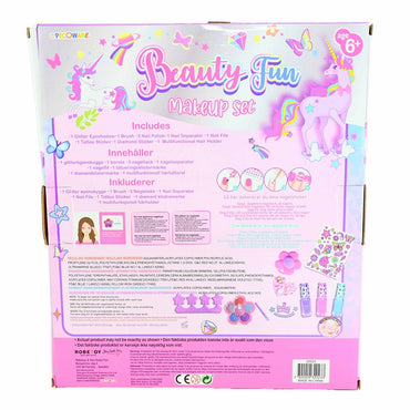Sminkset Enhörning för Barn Makeup & Nagelkonst 50+ Delar