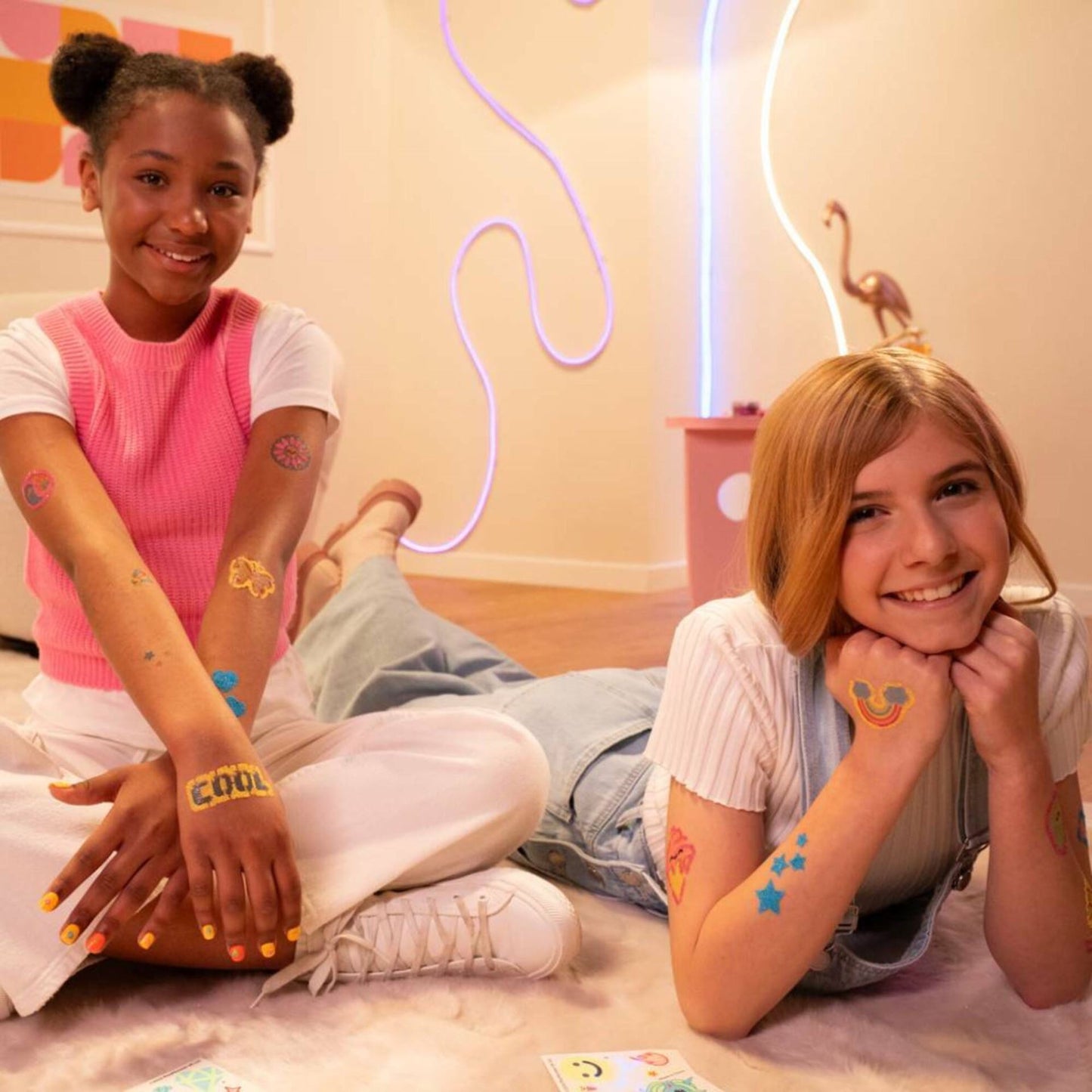 FabLab Glow in the dark -Glitter Tattoos