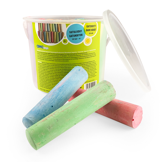 Gatukritor 20-pack i Hink Blandade Färger