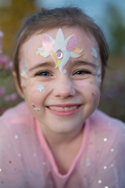 Great Pretenders Ansikts Stickers Unicorn