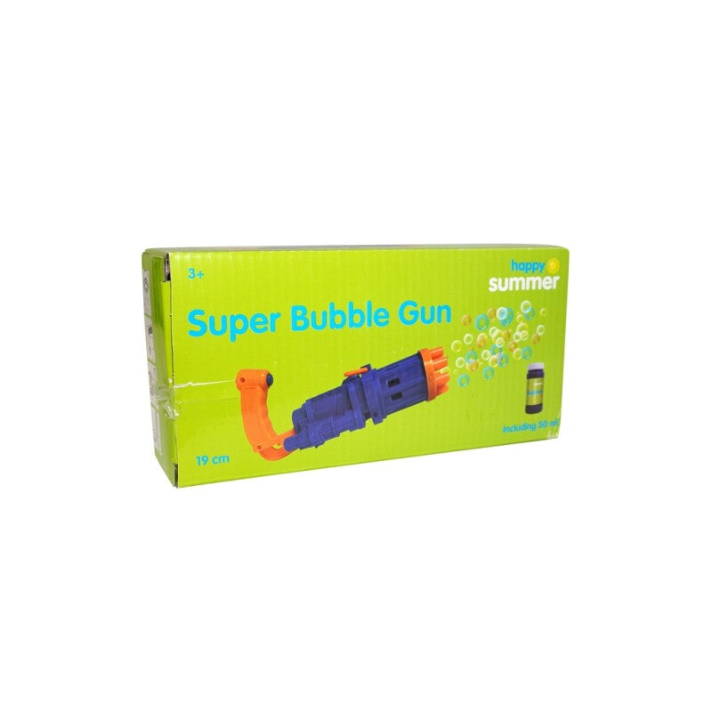 Happy Summer Super Såpbubbelpistol 19 cm