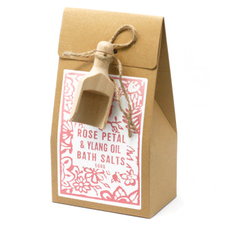 Bath Salt Himalaya Sensual Essential Oil Ylang Ylang, Rose 500 grams