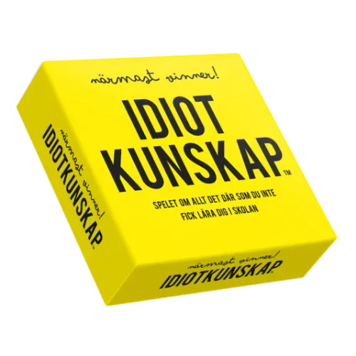 Sällskapsspel Idiotkunskap - Närmast vinner!