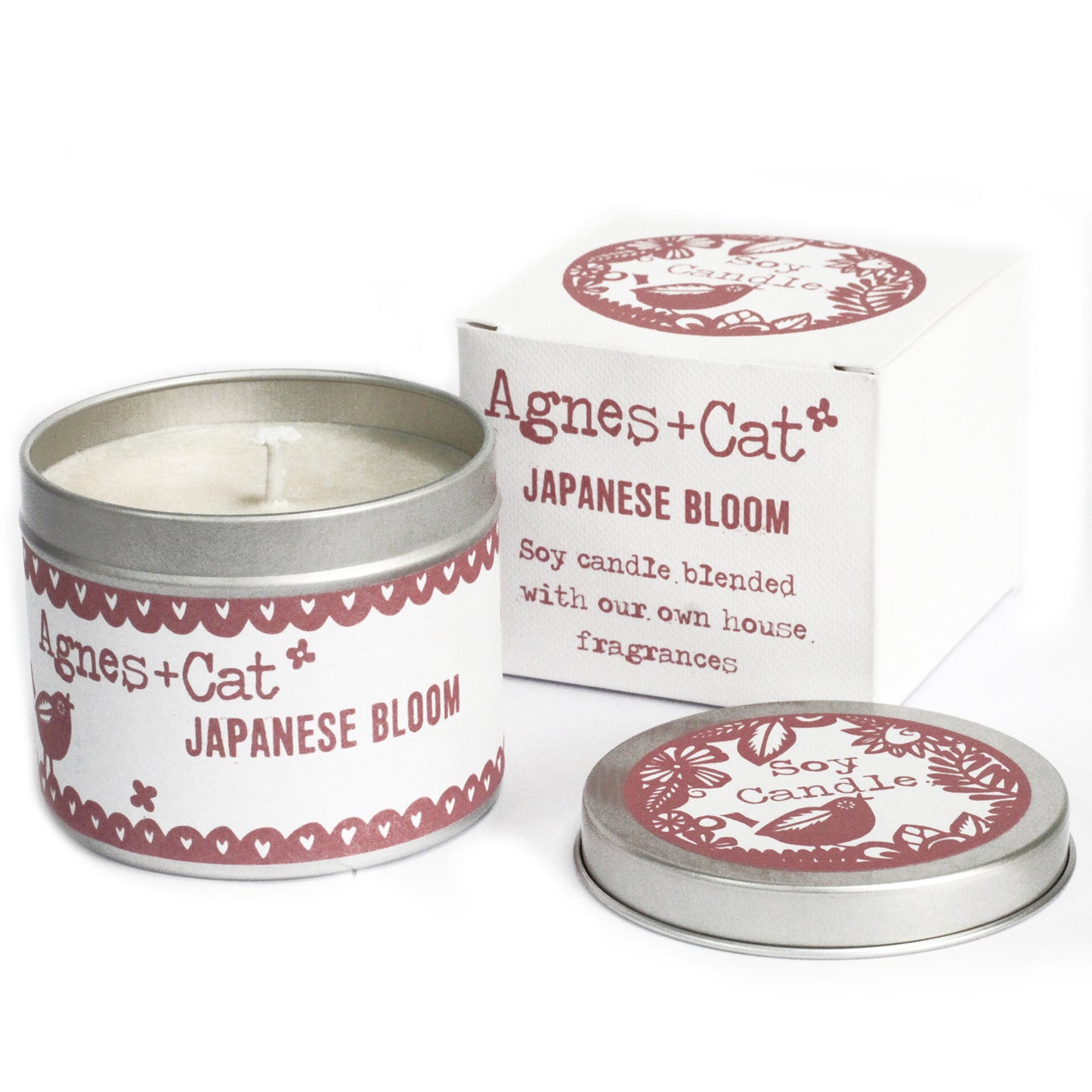 Agnes & Cat doftljus sojavax - Japanese Bloom 200gm