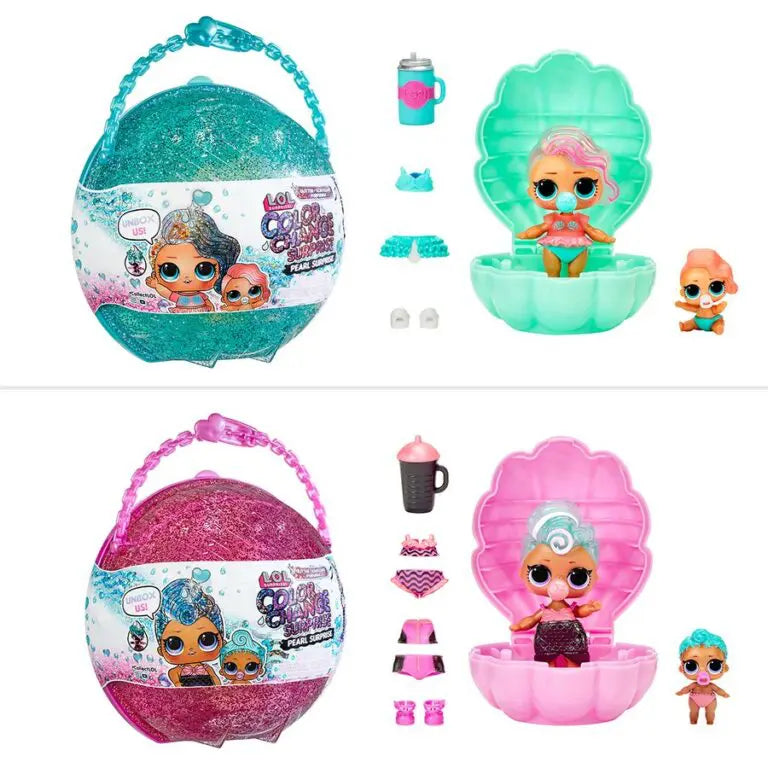LOL Surprise Doll Little Sister Glitter Color Change Pearl