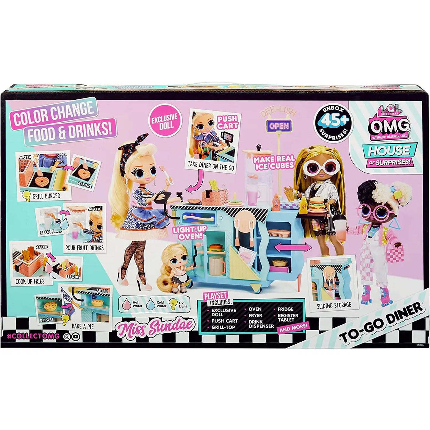 L.O.L. Surprise OMG House of Surprises Miss Sunday Lekset med 45+ Överraskningar