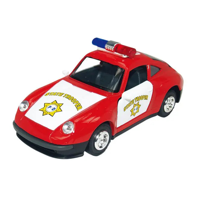 Leksaksbil Die Cast Porsche i Polisbilsdesign 14 cm