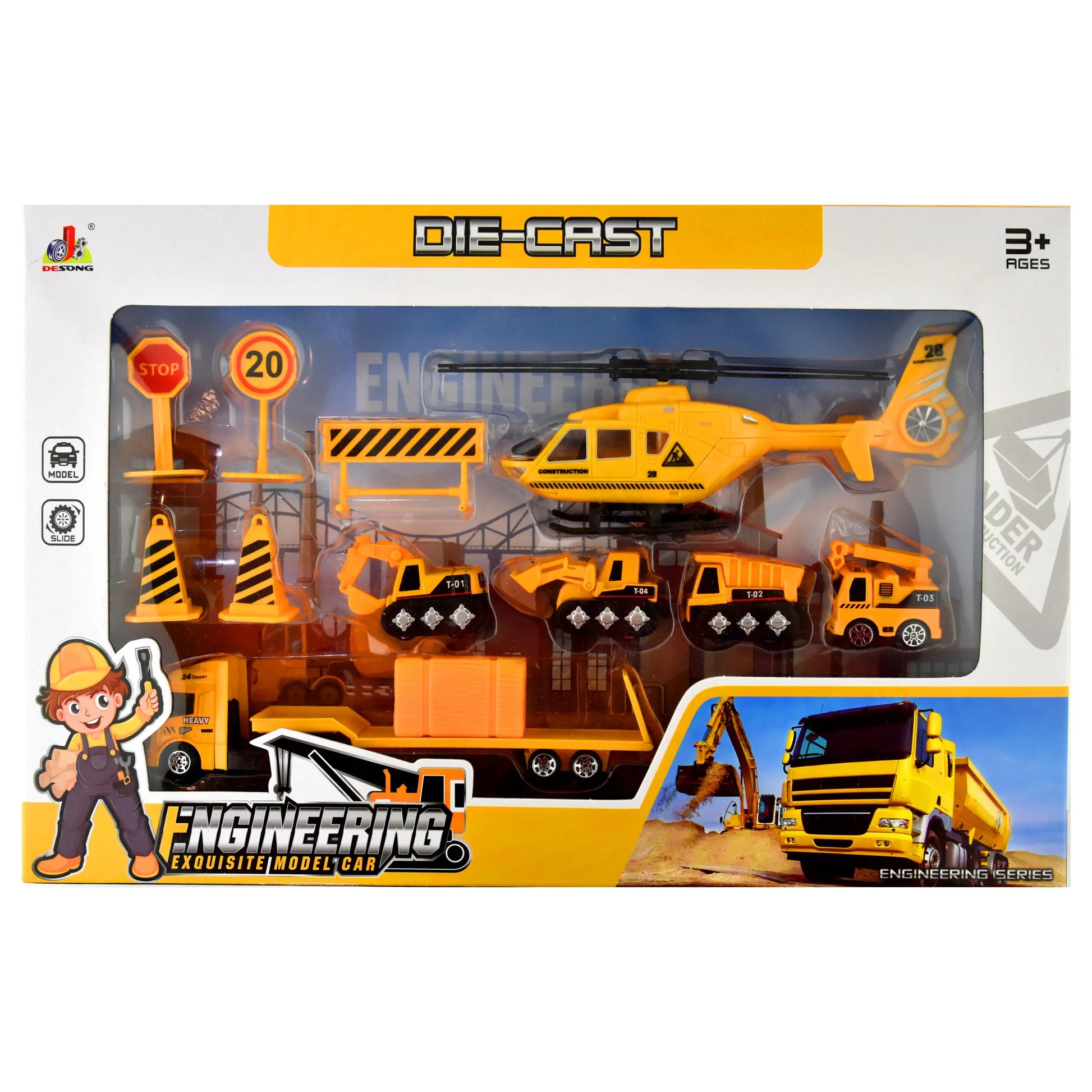 leksaksfordon, die cast byggarbetsplats, byggarbetsfordon, grävmaskin leksak, lastbil leksak, truck leksak, leksaksset bygg, byggleksaker barn, fordon för barn, byggprojekt leksak