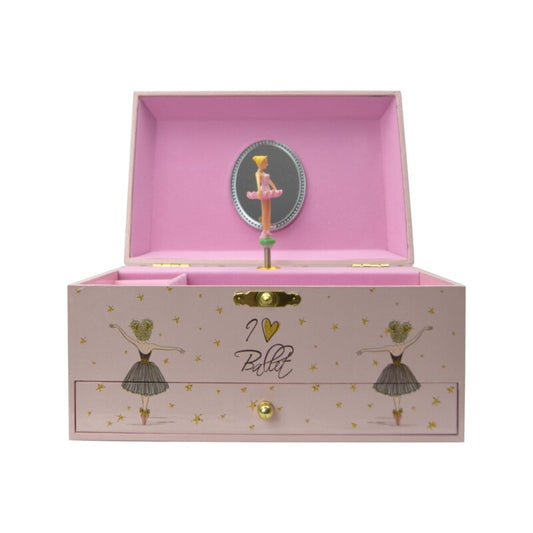 Lyxig Smyckeskrin med Musik Ballerina