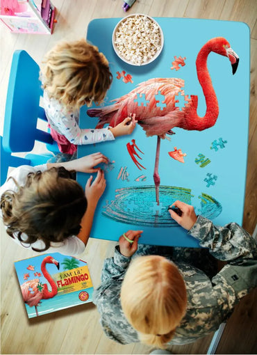 Madd Capp Puzzle Contour I Am LiL' Flamingo 100 pieces