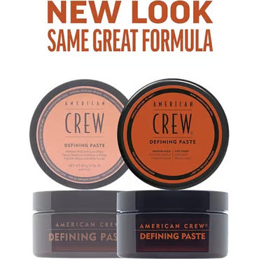 American Crew - Defining Past Medium Hold Low Shine Hair Styling Wax for Men- 85g