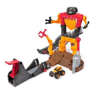 Monster Jam 1:64 Smash & Bash Smashbot Playset