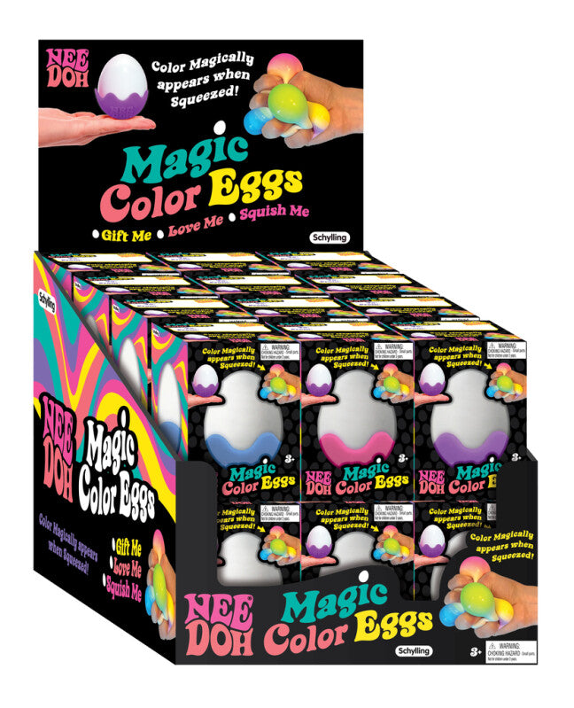 NeeDoh Magic Color Egg - 3 varianter i CDU