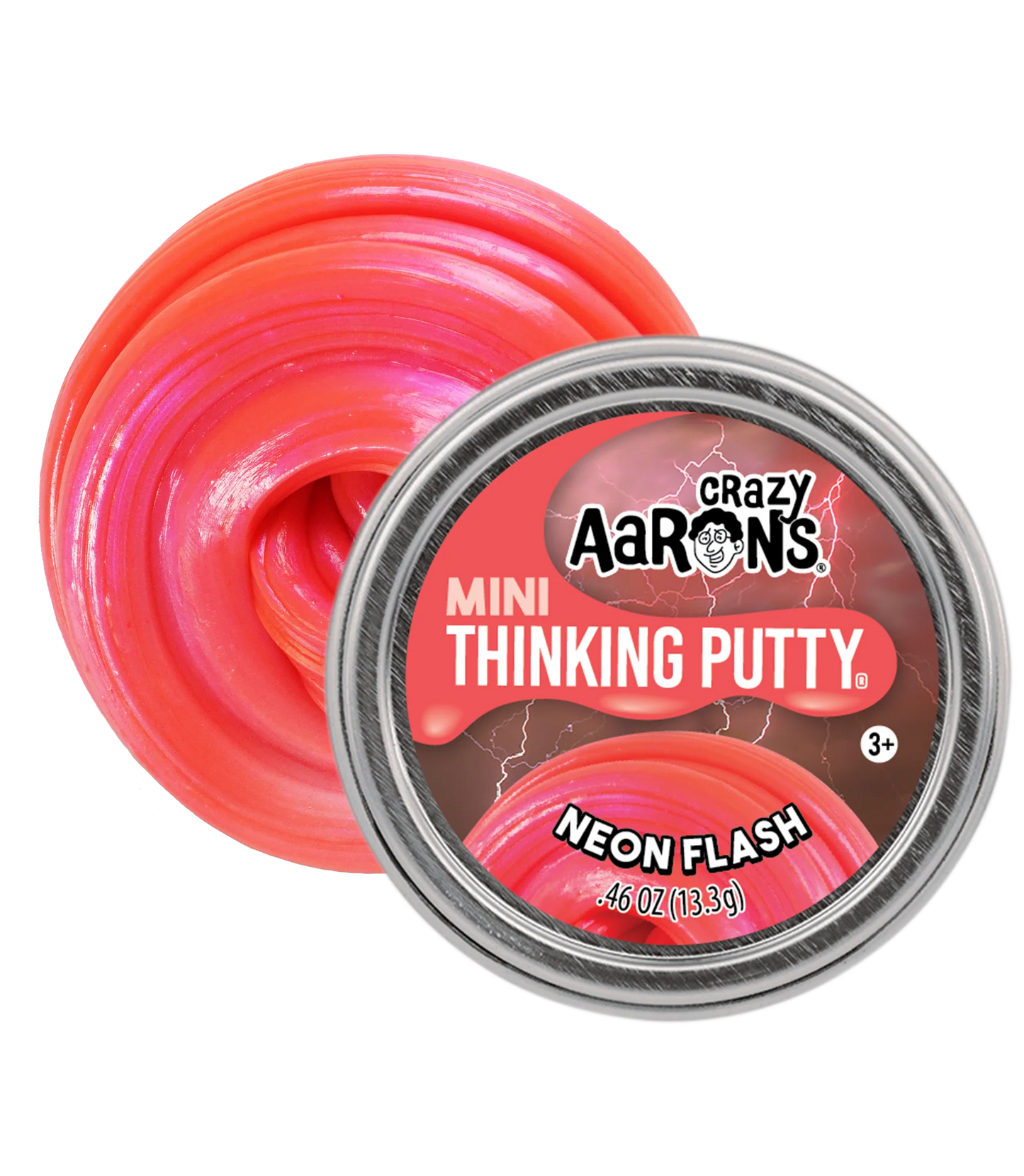Crazy Aaron's Thinking Putty Mini Tins - Neon Flash
