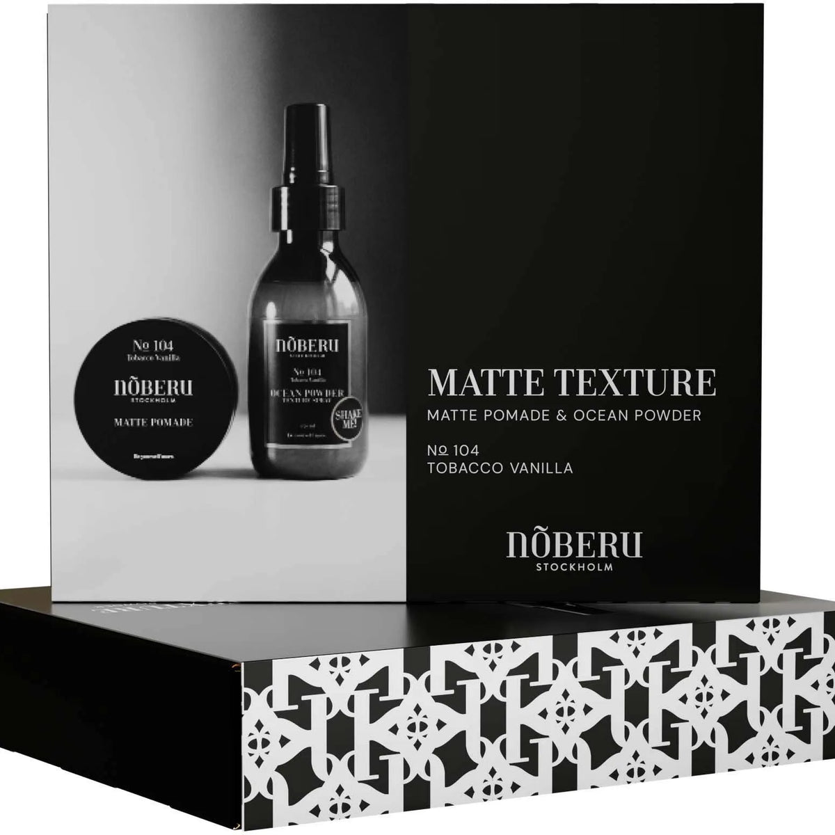 NÔberu of Sweden Matte Texture Gift Set - Ocean Powder 150 ml + Matte Pomade 80 ml