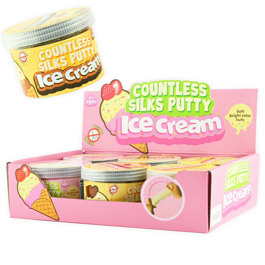 PUTTY SORBET ICE CREAM 190g 3ass 6cm