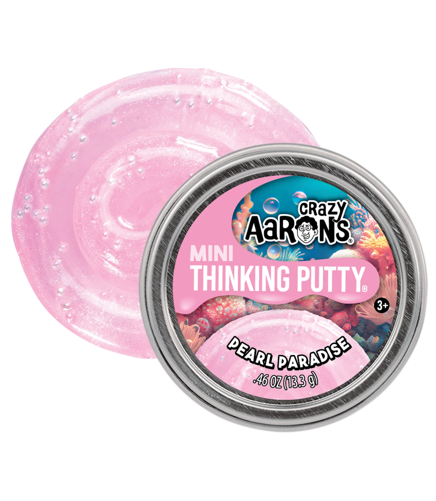 Crazy Aarons Thinking Putty Mini Tin - Pearl Paradise