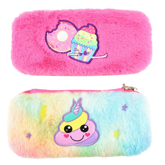 Pennfodral i Plysch med Figur