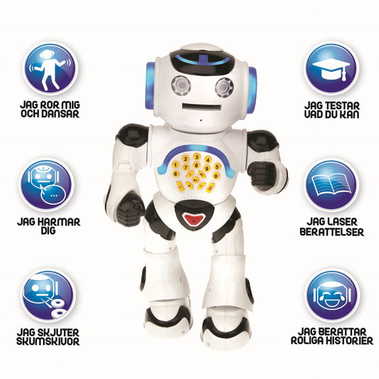 Powerman Robot, Swedish, Blue