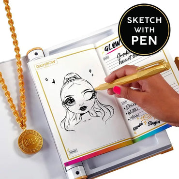 Dagbok med hänglås barn