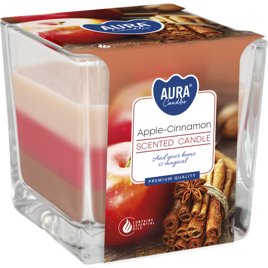 Rainbow Jar Candle - Apple and Cinnamon