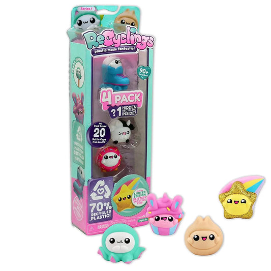 Recyclings 4-pack Penntopp Miljövänliga Samlarobjekt