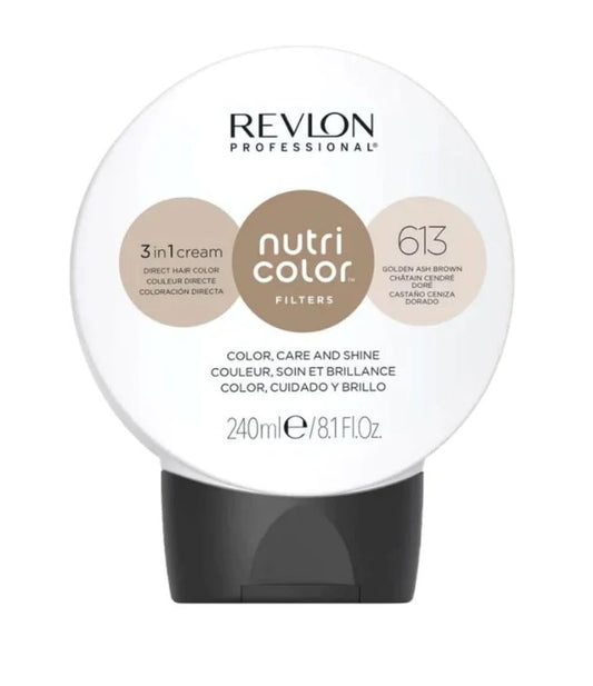 Nutri Color Filters Toning 613 Golden Ash Brown 240 ml - Revlon Professional