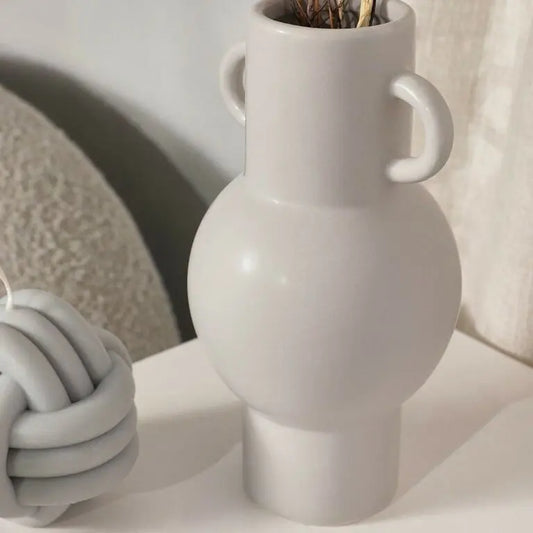 Sass & Belle Hög Vas Amfora Totem Grå