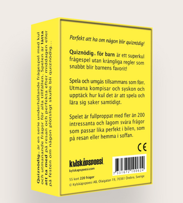 Sällskapsspel Quiznödig – Barn