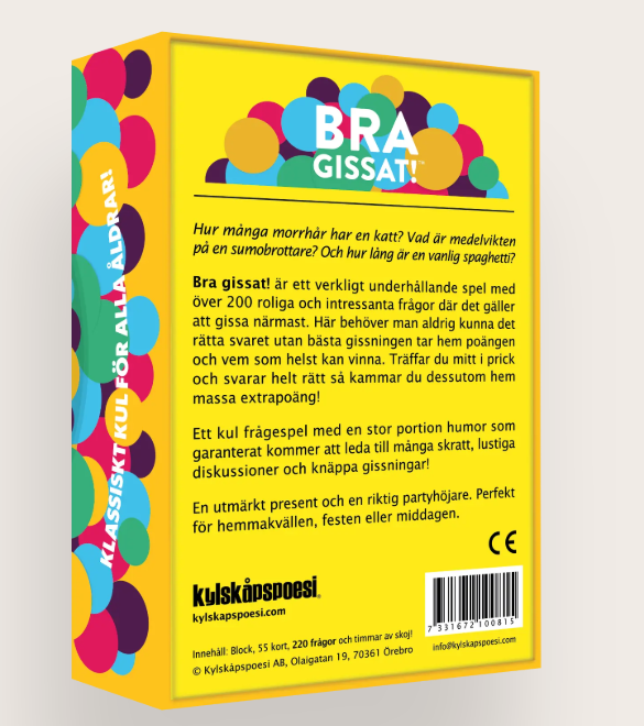 Bra gissat!