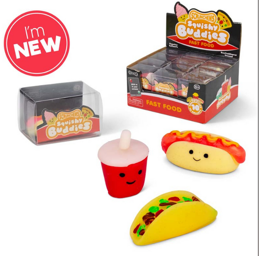 Scrunchems Squishy Buddies - Fast Food
