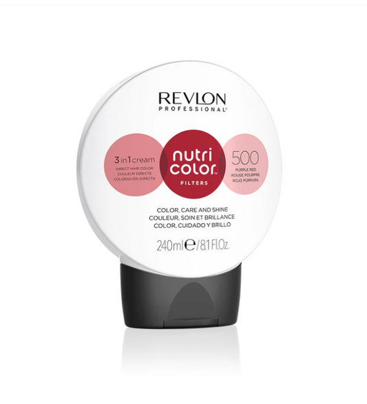 Nutri Color Filters Toning 500 Purple Red 240 ml - Revlon Professional