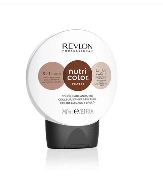 Nutri Color Filters Toning 524 Coppery Pearl Brown 240 ml - Revlon Professional