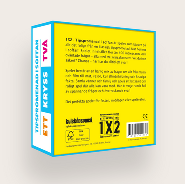 Sällskapsspel 1X2 - Tipspromenad i soffan