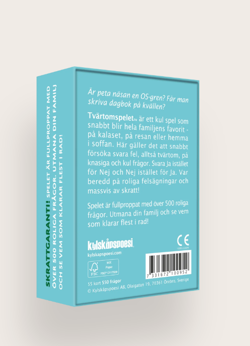 Sällskapsspel Tvärtomspelet - Familjens favorit!
