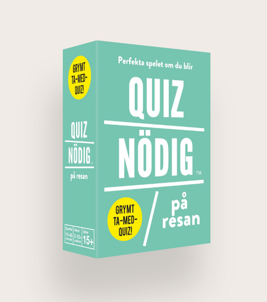 Sällskapsspel QuizNödig - På resan