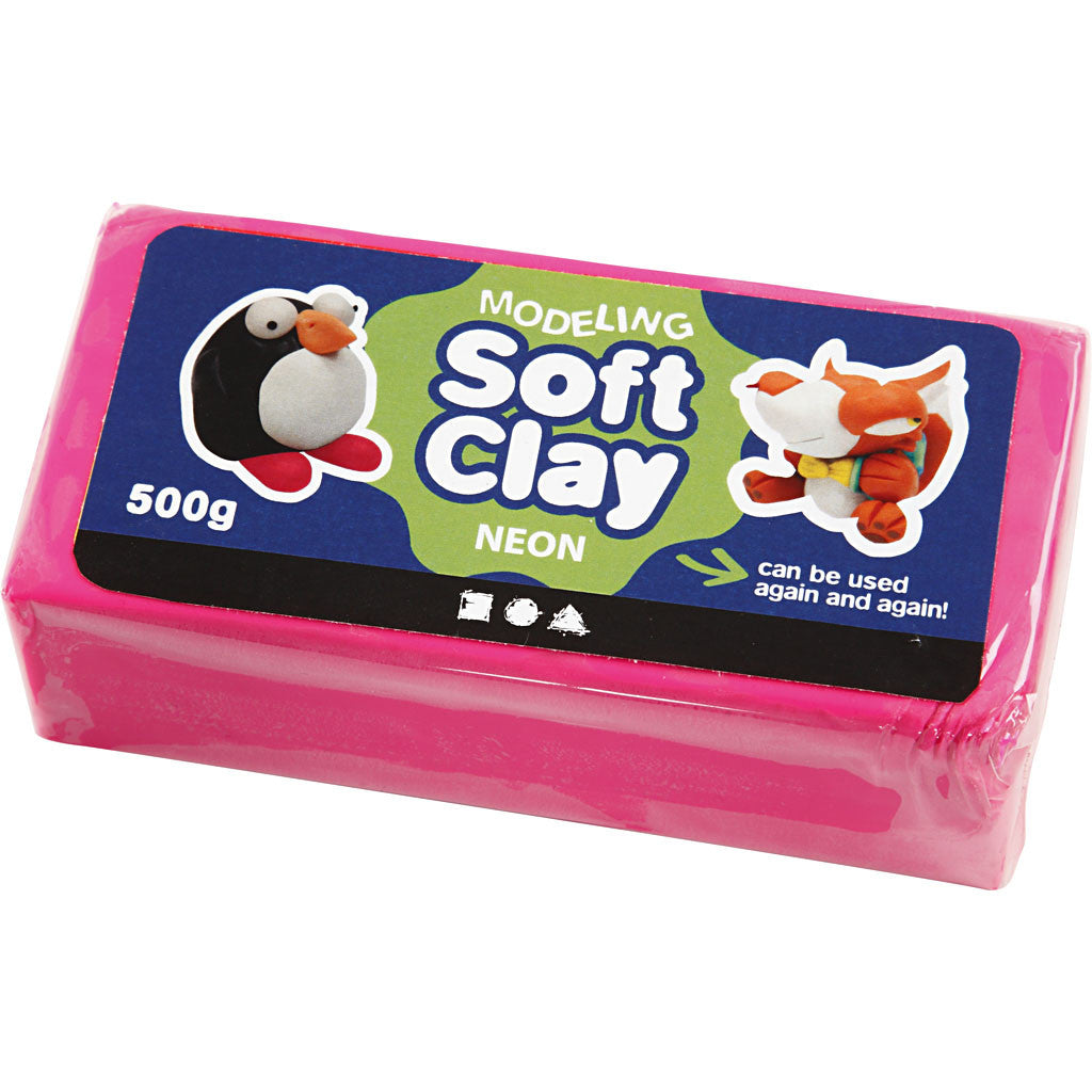Klassisk Modellera Soft Clay 13x6x4 cm 500 g